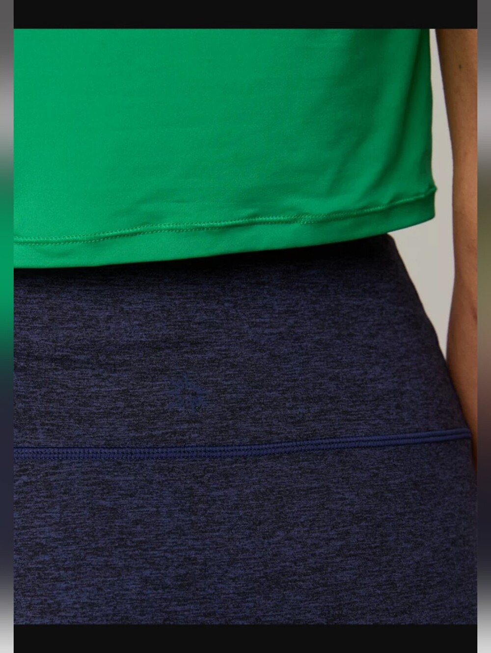 OFFLINE By Aerie The Hugger Royal navy Midi Skirt size Small BRAND NEW - Picture 5 of 7